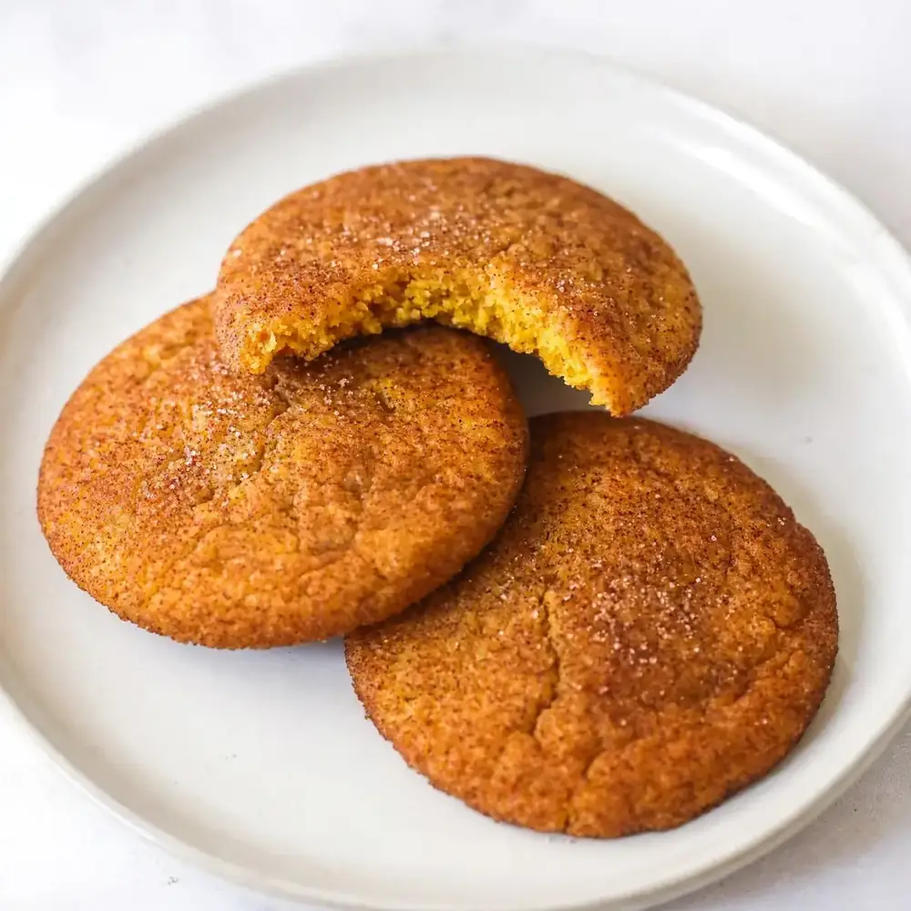 Pumpkin Snickerdoodle Cookies