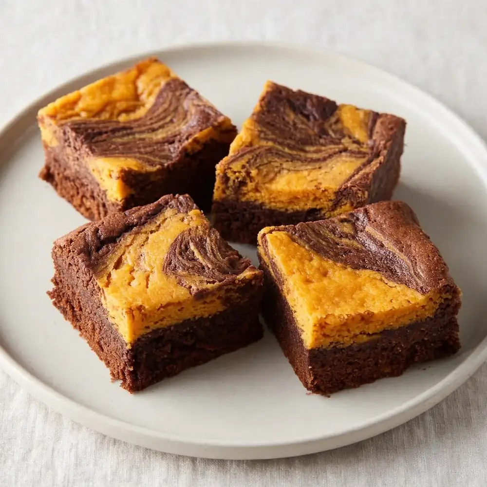 Pumpkin Swirl Brownies