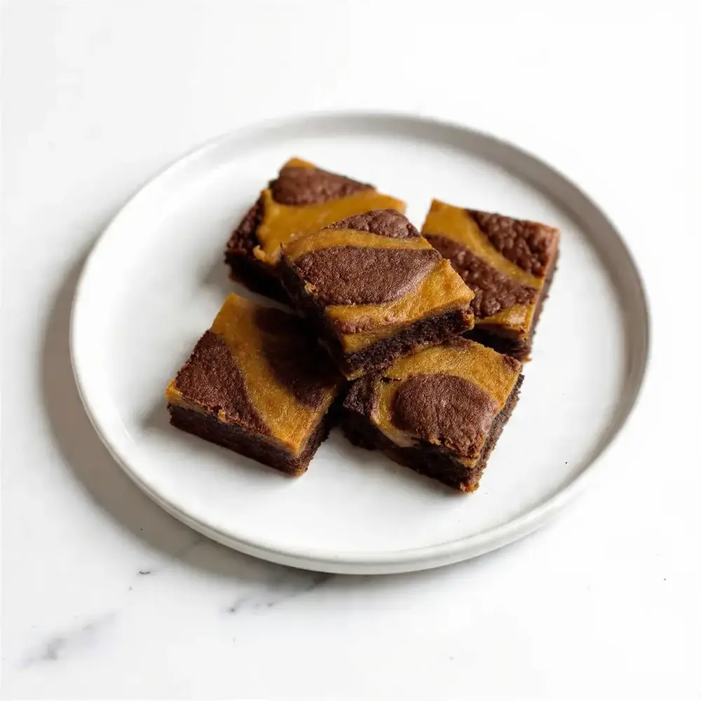 Pumpkin Swirl Brownies