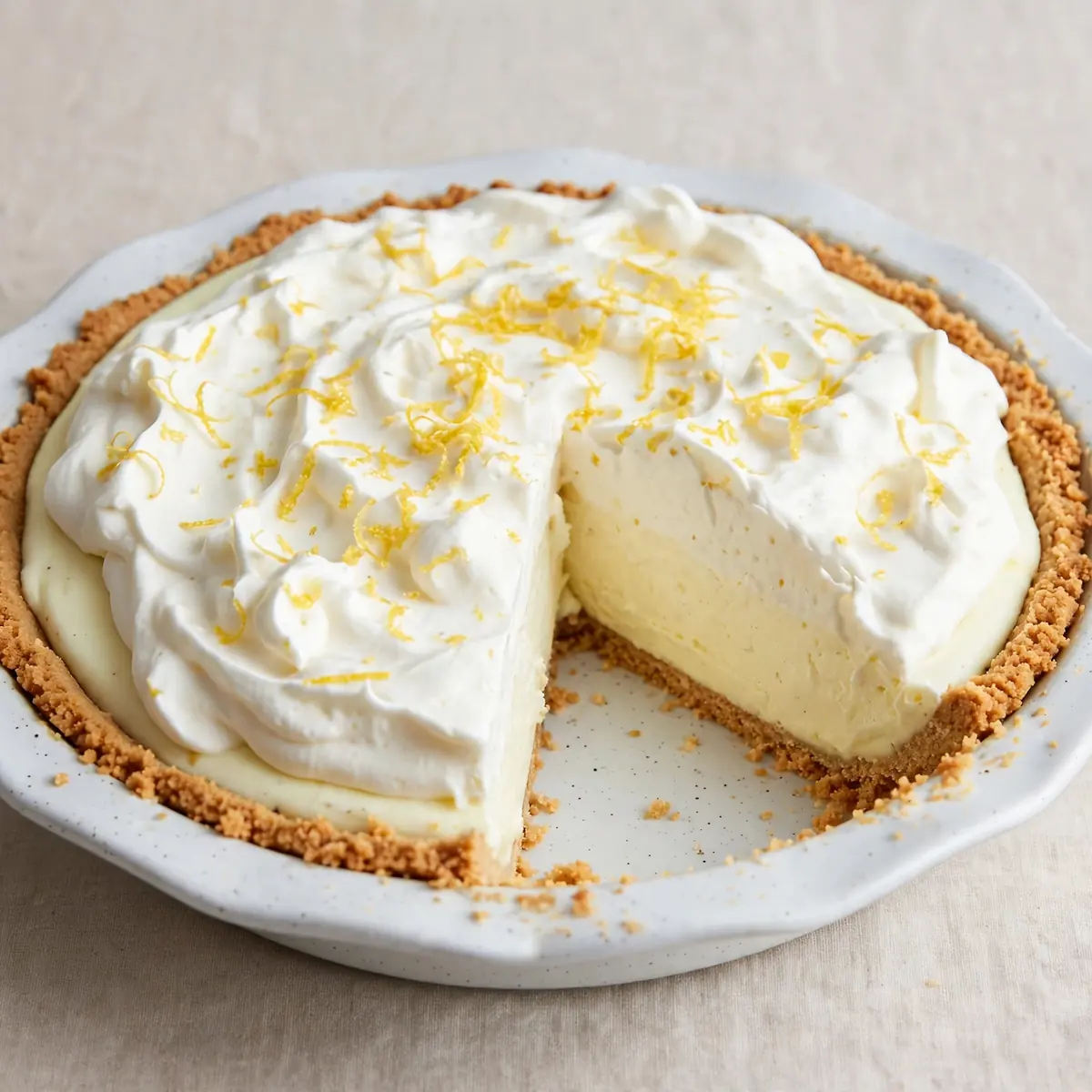 Quick 5-Minute Frozen Lemonade Pie For Busy Weeknights