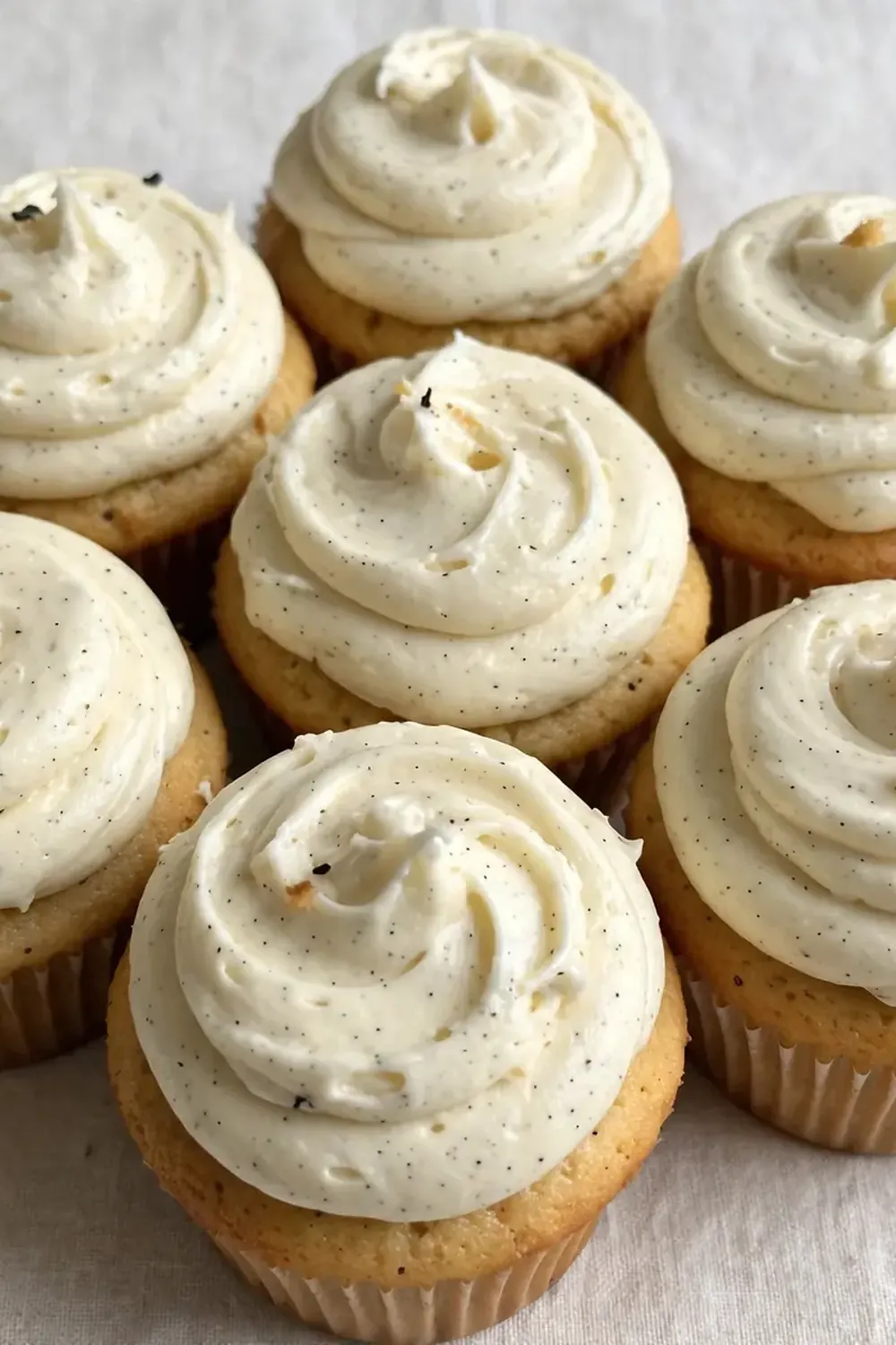 Vanilla Bean Cupcakes (Using Alcohol-Free Vanilla)