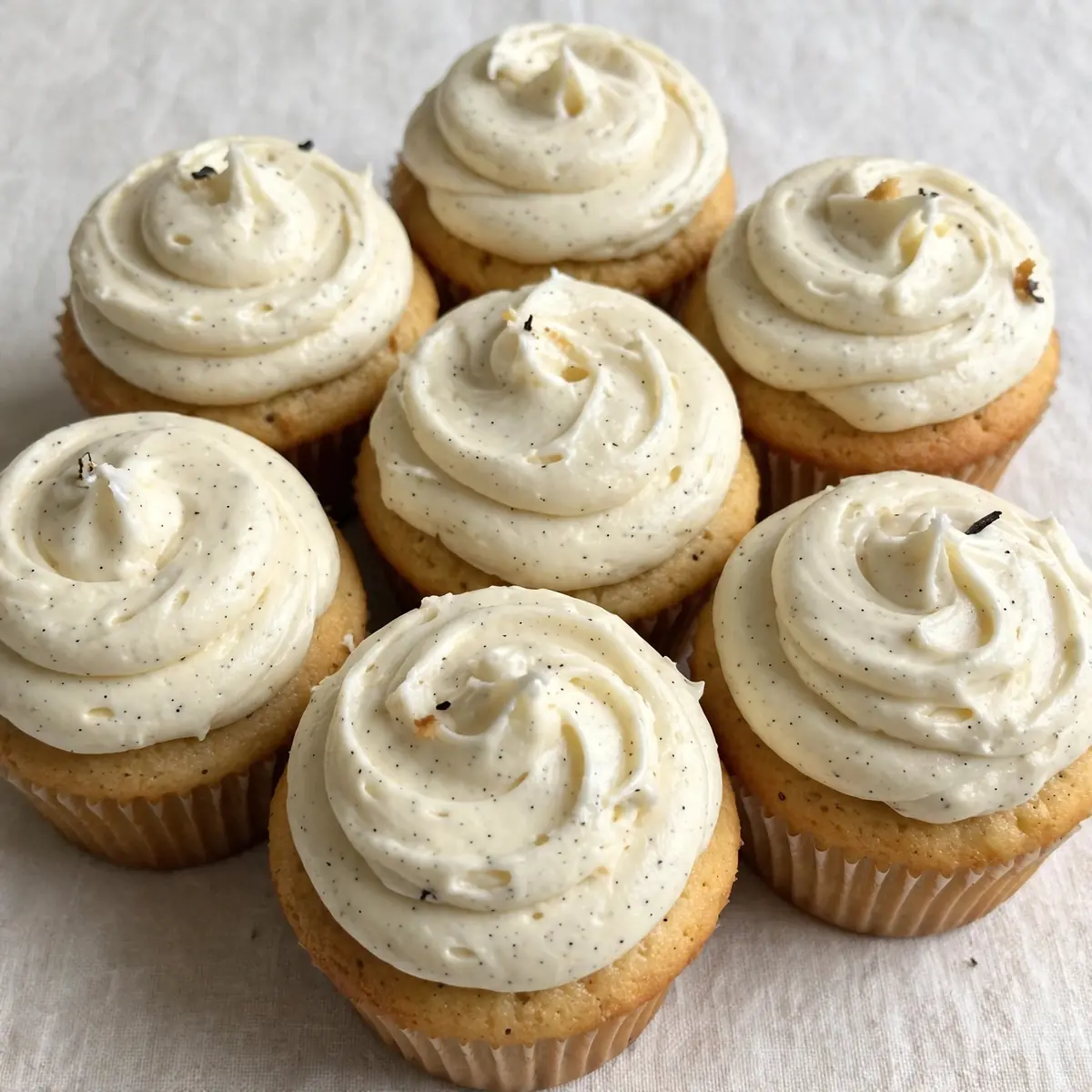 Quick Vanilla Bean Cupcakes Ready in 20 Minutes