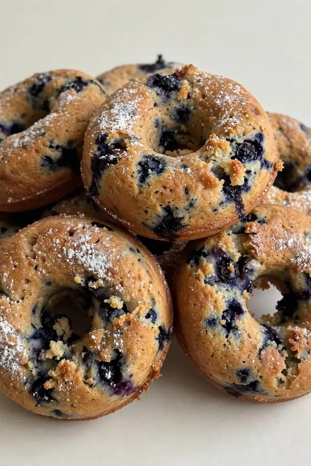 Baked Blueberry Cake Donuts