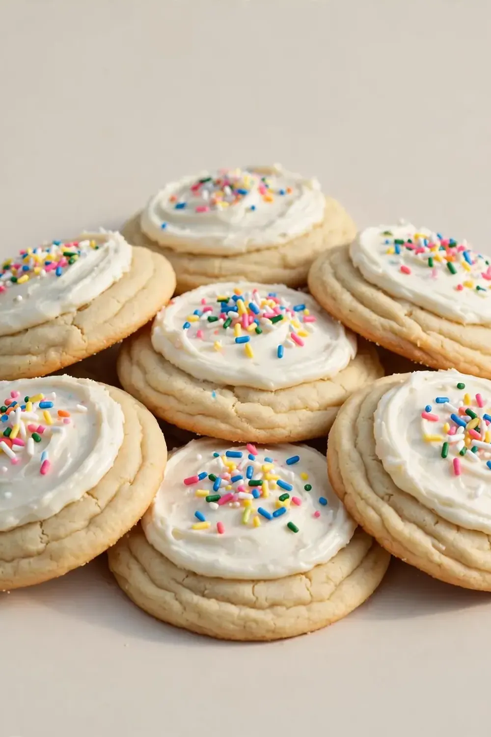 Soft Frosted Sugar Cookies