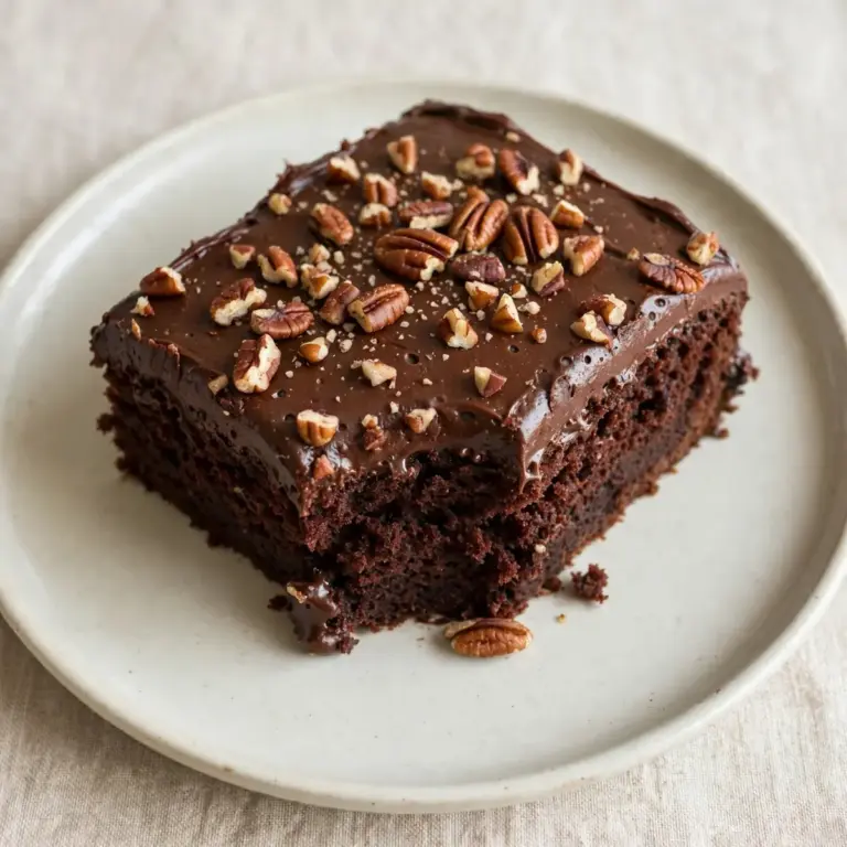 Quick Weeknight Texas Sheet Cake One-Bowl Wonder