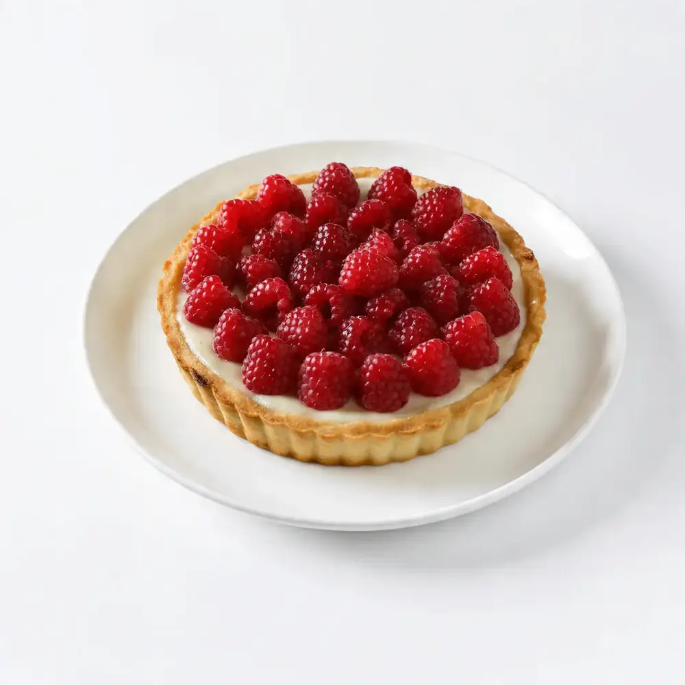 Raspberry and Almond Tart