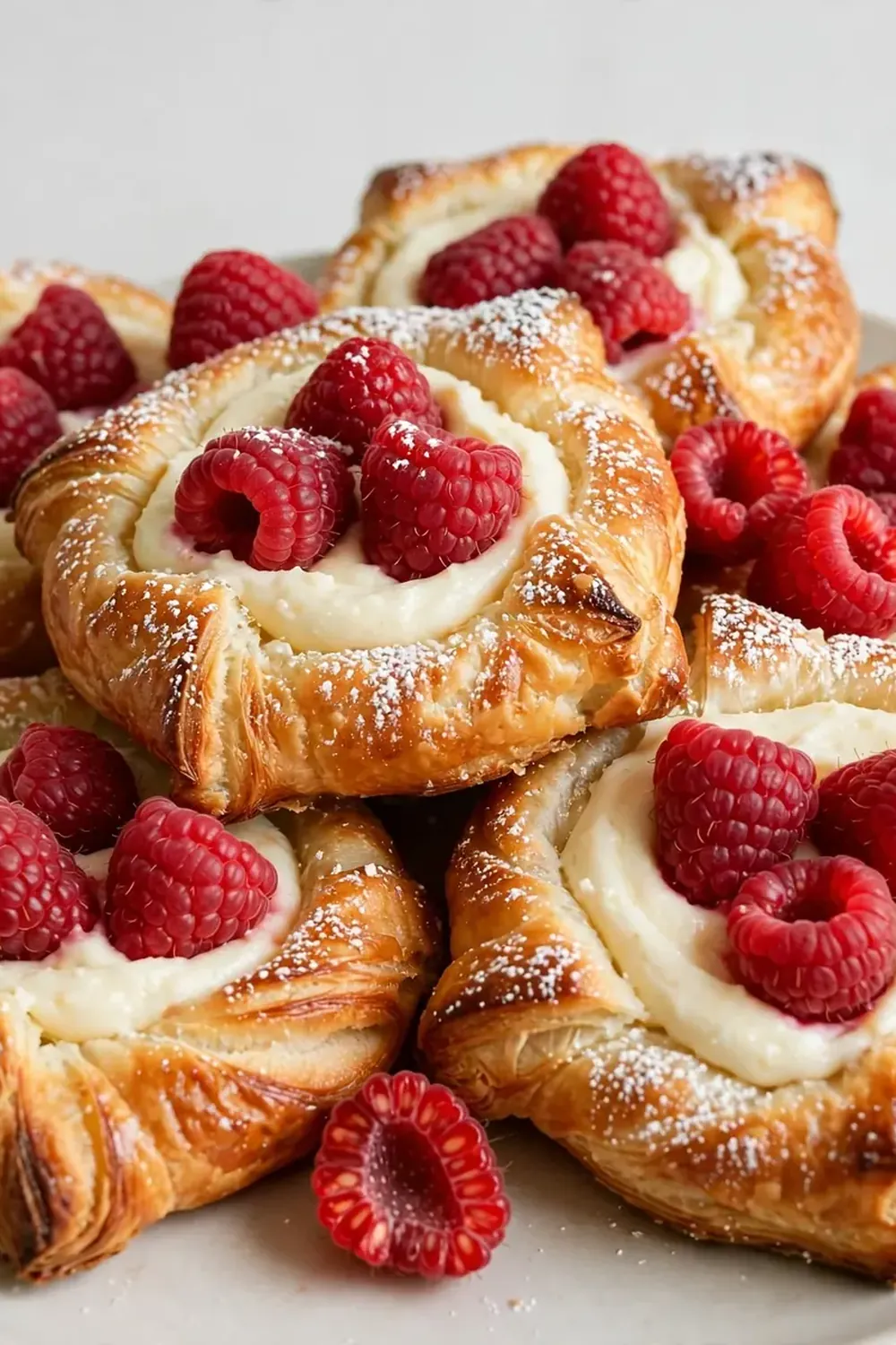 Raspberry Cream Cheese Danishes