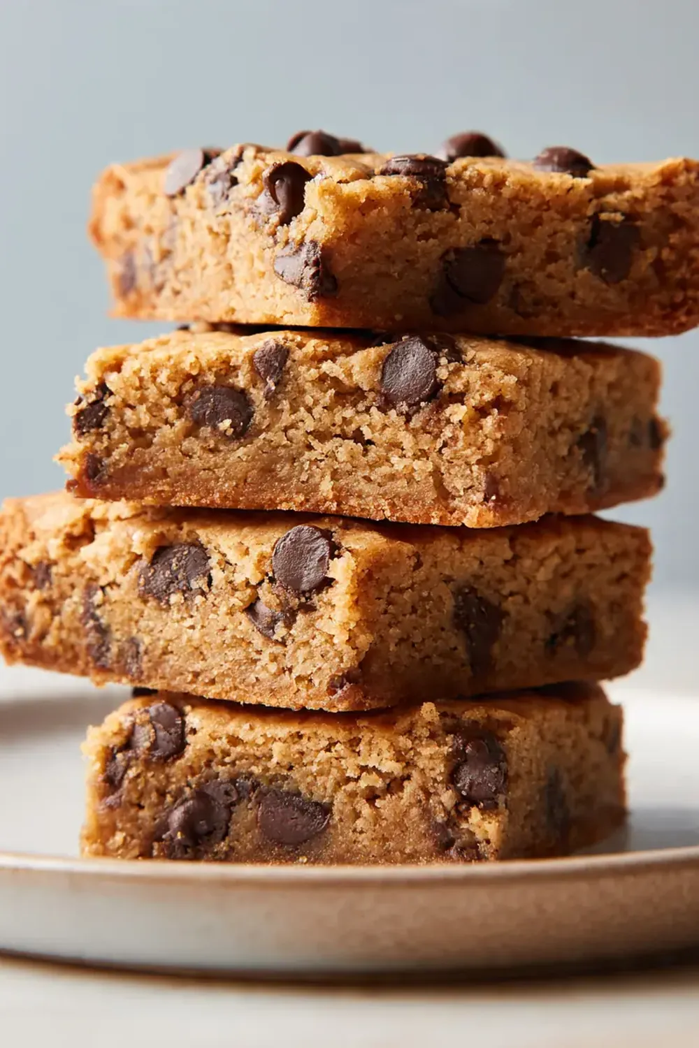Rich Chocolate Chip Tahini Blondies Recipe