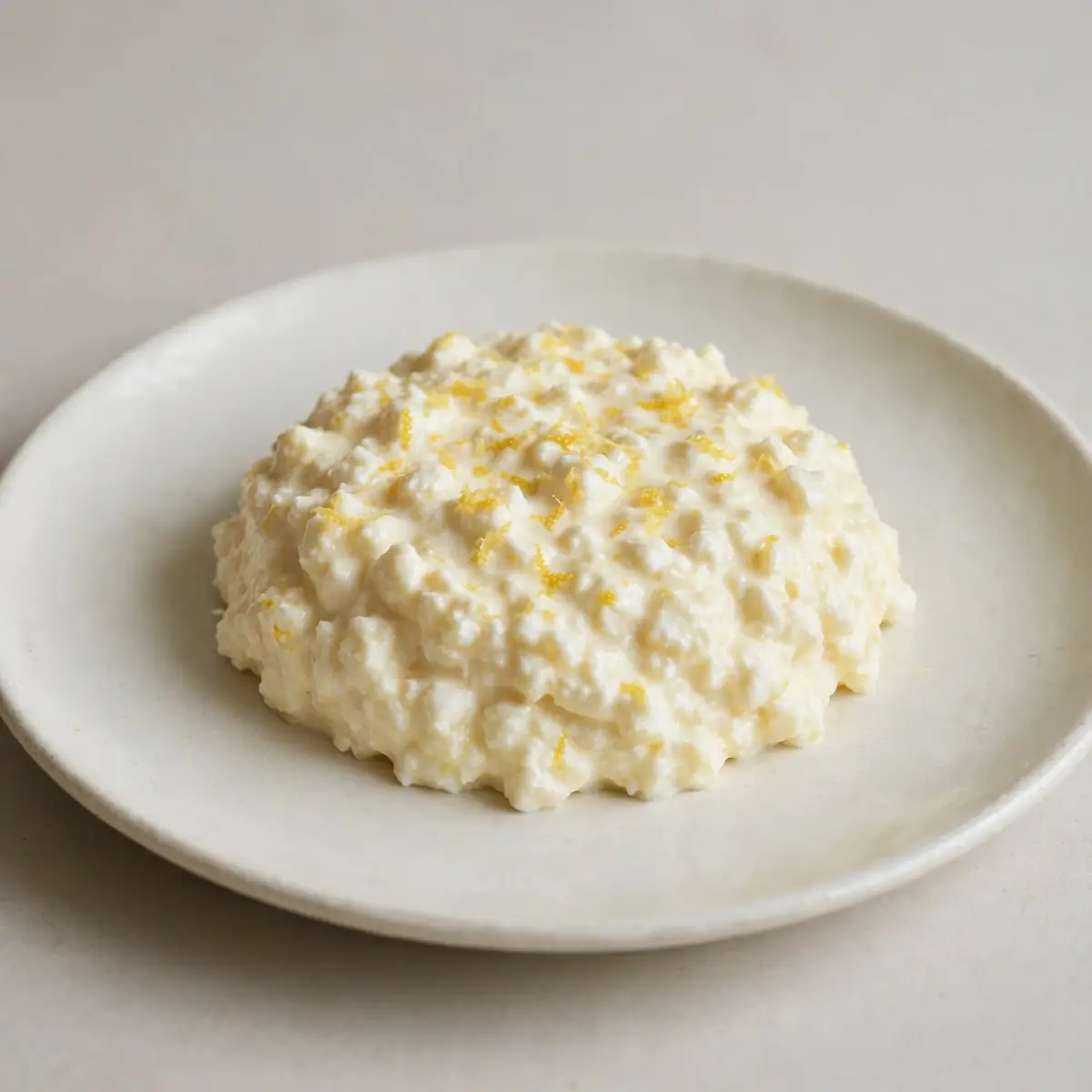 Simple Lemon Cottage Cheese Pudding Recipe