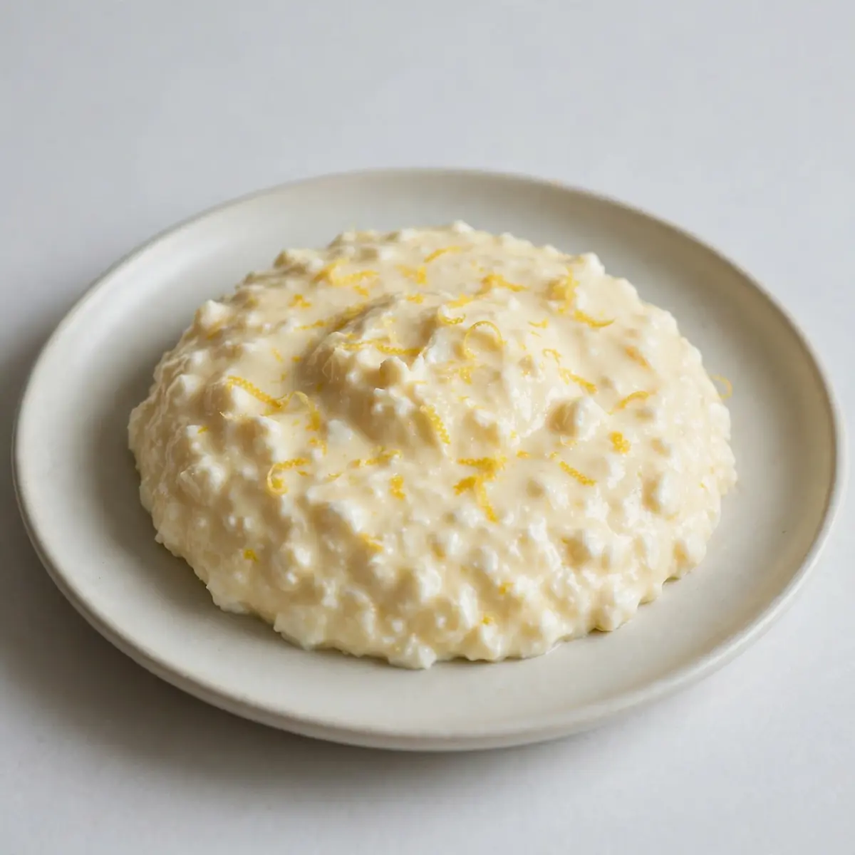 Simple Lemon Cottage Cheese Pudding Recipe
