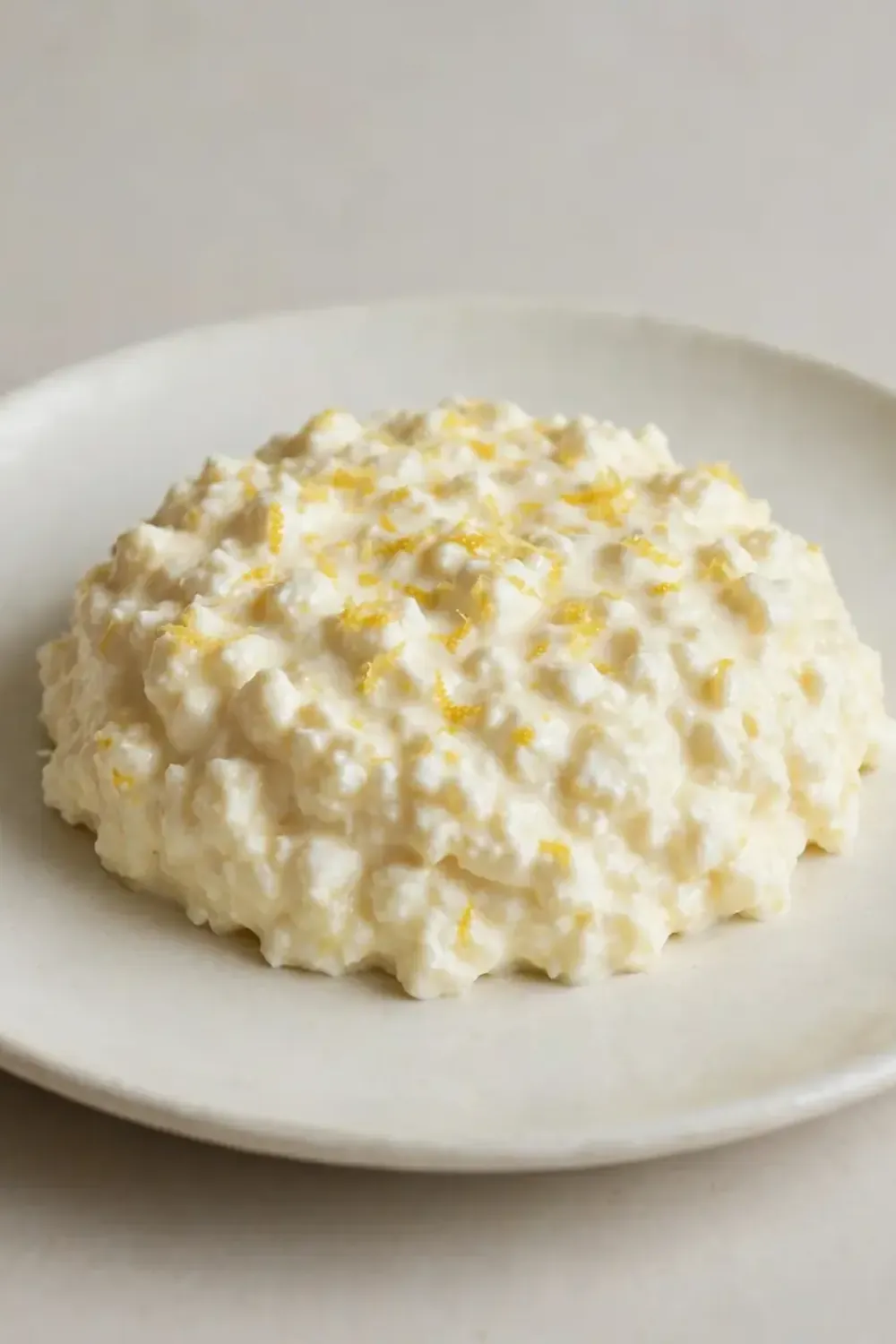 Simple Lemon Cottage Cheese Pudding Recipe
