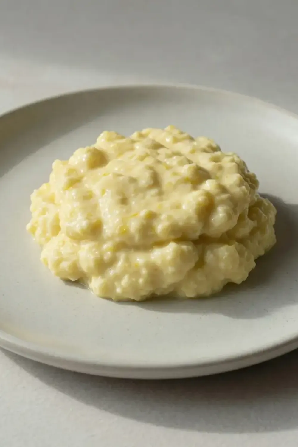 Simple Lemon Cottage Cheese Pudding Recipe