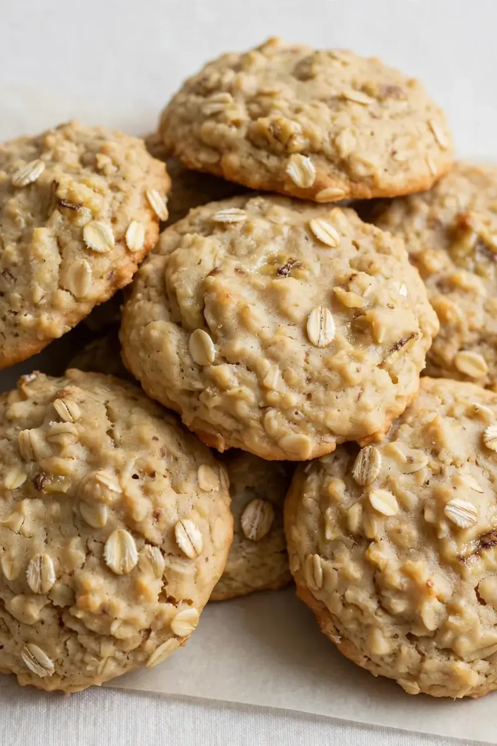 Soft Banana Oat Cookies