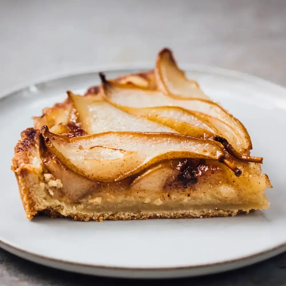 Spiced Pear Frangipane Tart