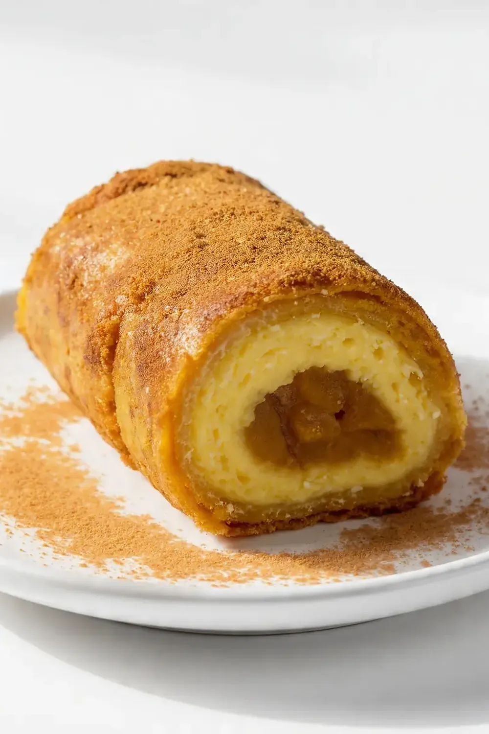 Spiced Pumpkin Pie Cheesecake Roll Recipe