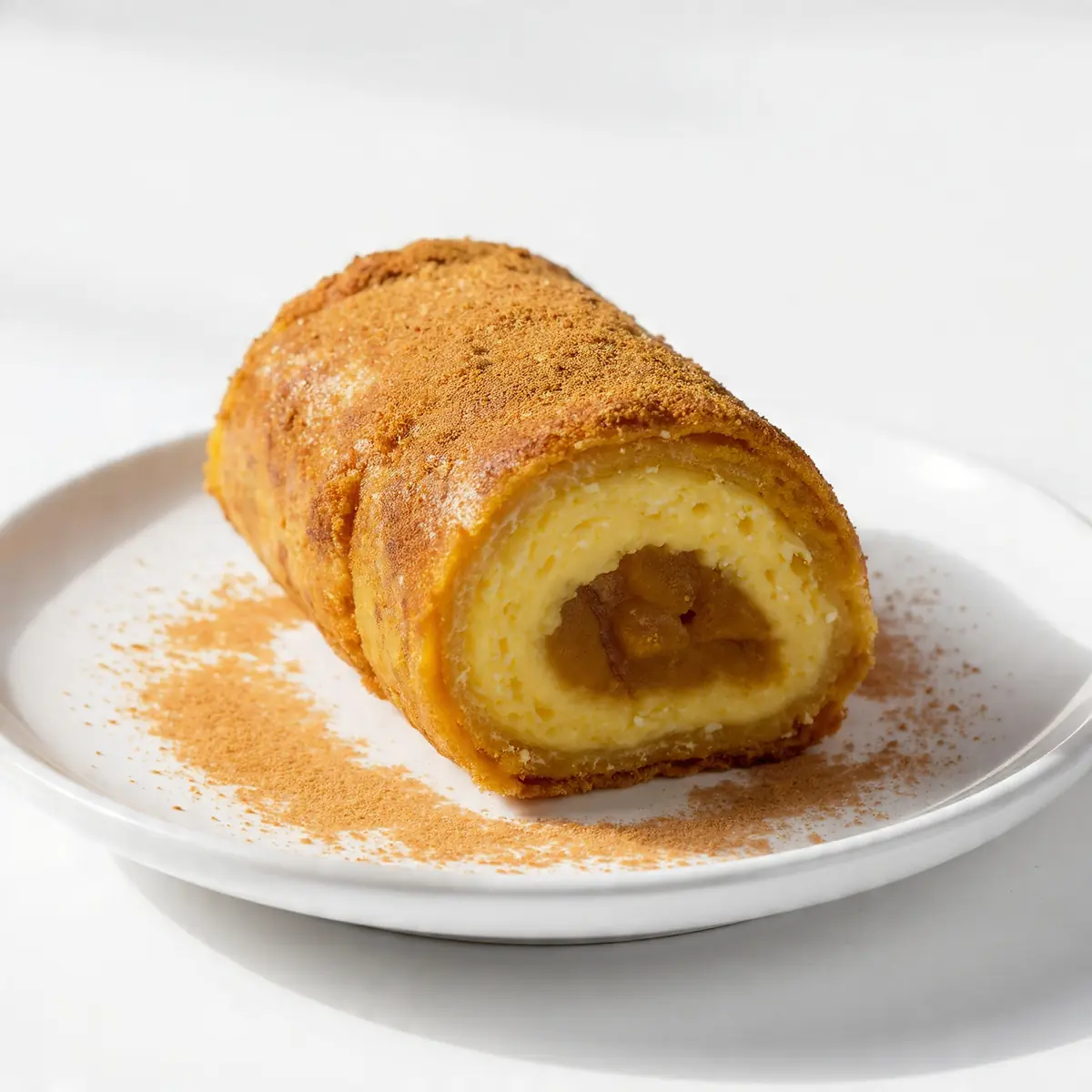 Spiced Pumpkin Pie Cheesecake Roll Recipe